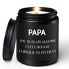 Dad Birthday Gift - Christmas Gift Dad, Scented Candle Funny Gift Father's Day Christmas Ideas Gifts Men Dad Father Original, Personalised Sandalwood Gift Candle Beautiful Dad