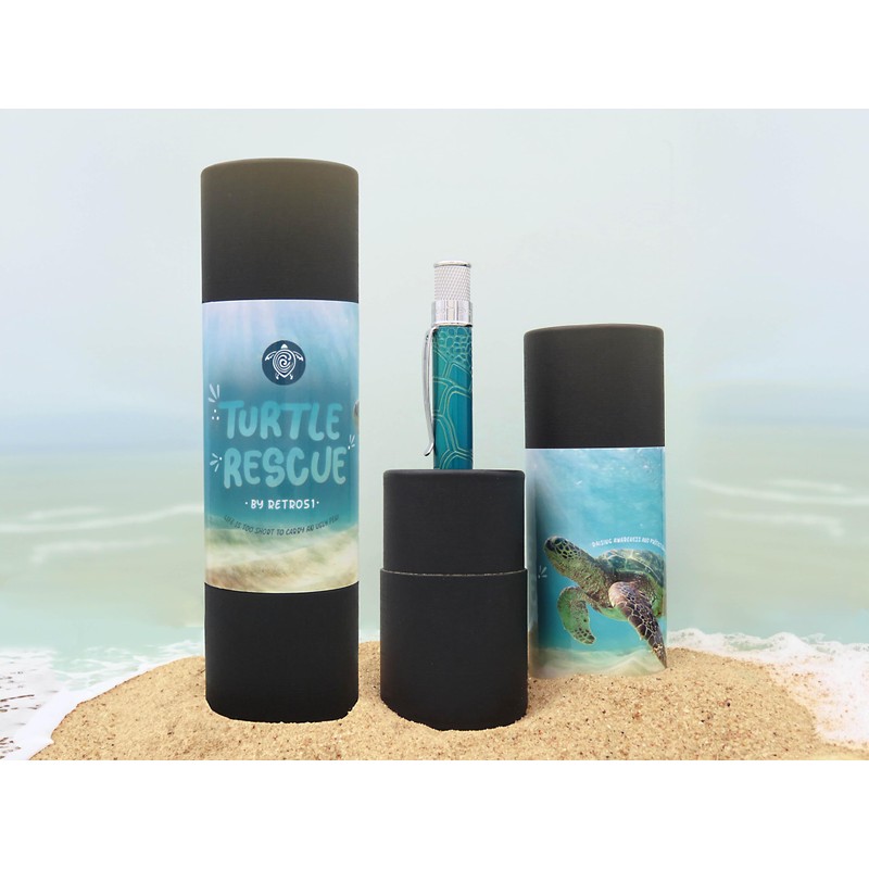 Retro 51 Rescue Series Ballpoint Pen - Sea Turtle Rescue