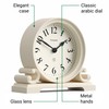 NEWGATE® Divisadero mantel clock | Traditional double scroll design |