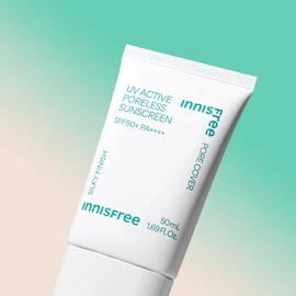 Innisfree UV Active Poreless Sunscreen SPF50+ PA4+ 50mL / 이니스프리 유브이 액티브 포어리스 선스크린 SPF50+ PA4+ 50mL