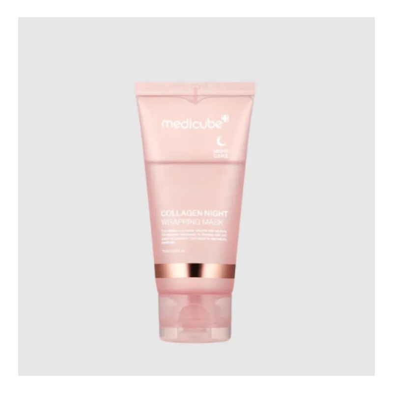 Medicube Mascarilla Nocturna Collagen Wrapping, Reafirma e Hidrata, 75 ml