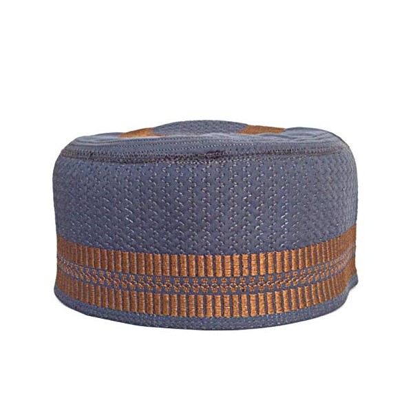 Kufi Men's Unisex Skull Cap Women's Designer Solid Hat with