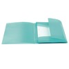 HERMA 19580 Portfolio Folders A4 Translucent Turquoise, Pack of 3,