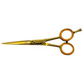 Kit De Tijeras Para Estilista/Barber/Peluquero 5.5" Aashta (dorado)