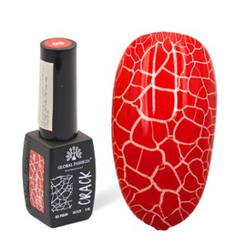 GLOBAL FASHION Professional Crackle Gel Nail Polish - Captivating Cracked Effects - 12 Long-Lasting, High-Shine Colors - 8ml, Salon-Quality Manicure at Home - (06, 8ml)