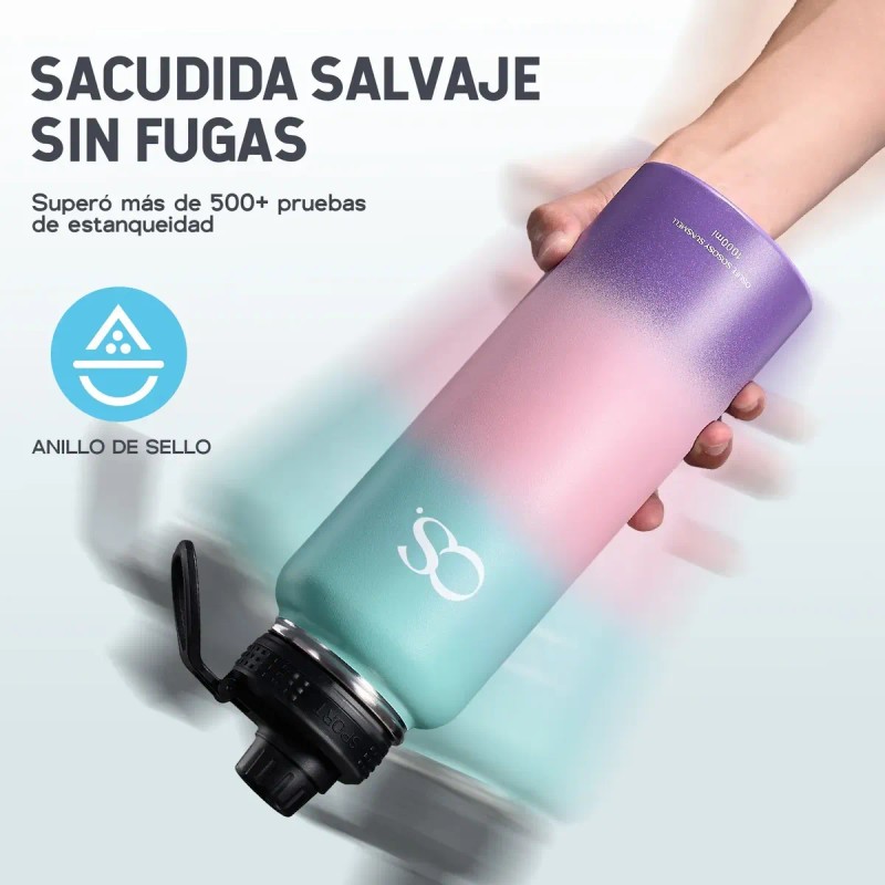 Termo De Acero Doble Pared Inoxidable Con Fría/caliente 34oz