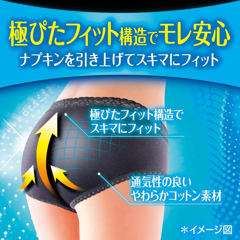 ソフィ female 極ぴた FIT 通気コットンタイプ Mサイズ 1枚 グレー(生理用品 サニタリーショーツ)