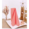 Apartina Napkins Fabric-Like Airlaid, Plain, Coral, Size 40 x 40