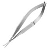 1 Piece Curved Iris Scissors, Mini Scissors with Spring Mechanism,