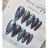 [In-store special discount] Y2K Unique Blue Cosmic Nail Tips -