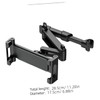 jojofuny Car Headrest Tablet Holder Mount for Backseat Viewing Angle