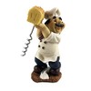Italian Chef Baker Holding Bread Cork Screw Bottle Opener and