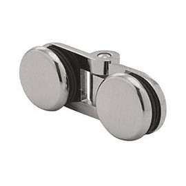 CRL HYDH180BN Brushed Nickel Hydroslide Bi-Fold Glass-to-Glass Hinge
