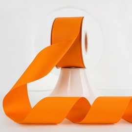 MEEDEE Orange Grosgrain Ribbon - 2 Inch Thick Hair Ribbon, 25 Yards Per Roll - Perfect for Bows, Crafts, Sewing & Scrapbooking