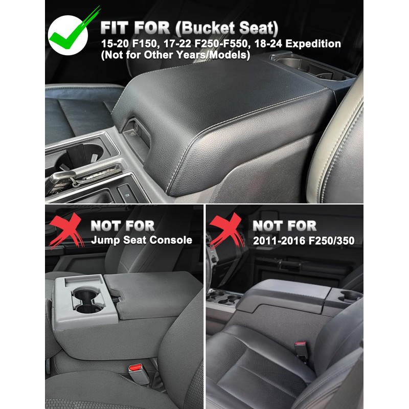 Eaglecover Center Console Cover for 2015-2020 F150, F250 F350 F450