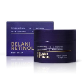 Avera Bella Retinol Face Cream - Advanced anti-aging night moisturizer with nano-encapsulated retinol and hyaluronic acid to help minimize wrinkles, fine lines and firm sagging skin 1 Belani / 아베라 벨라 레티놀 페이스 크림 - 나노 캡슐화 레티놀과 히알루론산이 함유된 고급 안티에이징 나이트 모이스처라이저 주름 잔주름 및 탄력 있는 처진 피부를 최소화하는 데 도움을 1 Belani