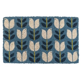 Entryways Handmade Doormat - Birds in Bloom, 18"x30"
