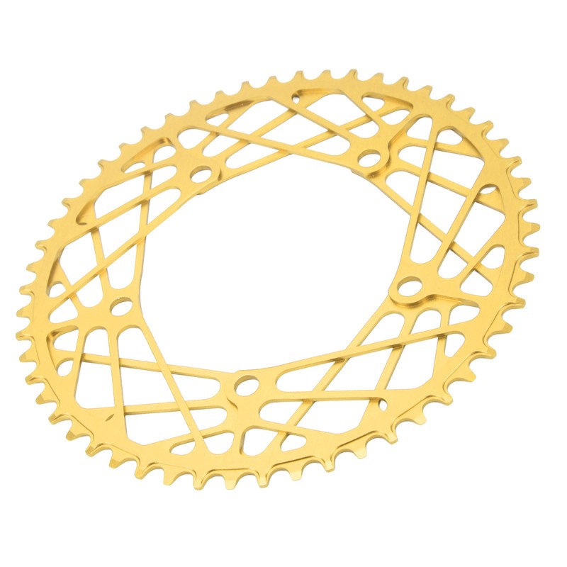 Bike Chainring 54T Aluminum Alloy High Strength Lightweight Anodized Folding