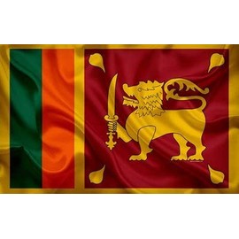 The Flag of Sri Lanka, Sinha Flag, Lion Flag, Sri Lankan Flag, 2 Sizes: 60 x 90 cm and 90 x 150 cm (60 x 90 cm)
