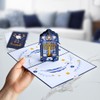 Lovepop Elegant Stained Glass Hanukkah Pop-Up Card, 5 X 7”,