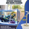 GADFISH Gravel Vacuum for Aquarium Water Changer Fish Tank Cleaning