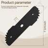 LIZEWEI 5 Pcs 7-1/2-inch Edge Hog Heavy-Duty Edger Blade Compatible