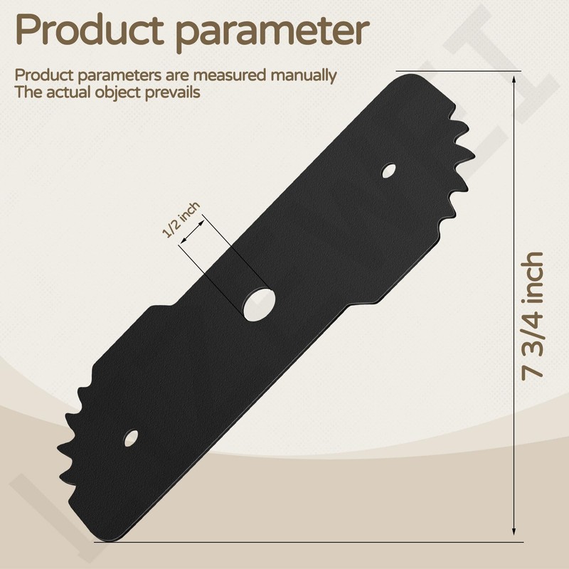 LIZEWEI 5 Pcs 7-1/2-inch Edge Hog Heavy-Duty Edger Blade Compatible