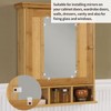 Qjaiune 20 Pack Mirror Holder Clips for Walls, Clear Retainer