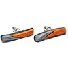 AWE® Two Tone Contour Design Brake Pads Grey/Orange 72mm