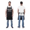 100% Cotton Funny Apron for Men Women Adjustable Bib Aprons