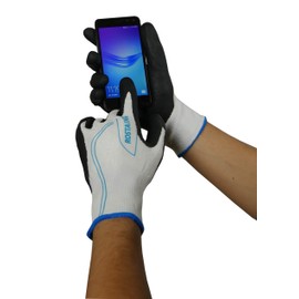 '' Metal aing maxstrong. H Series it08 Oven Glove Touch Rough Work Rési à la Silver Separation Wrist Leash Function Touch Screen – Black/White, 24 x 12 x 1.2 cm