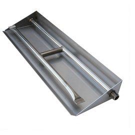 Stanbroil Stainless Steel Dual Fireplace Burner Pan, 20.5 Inches