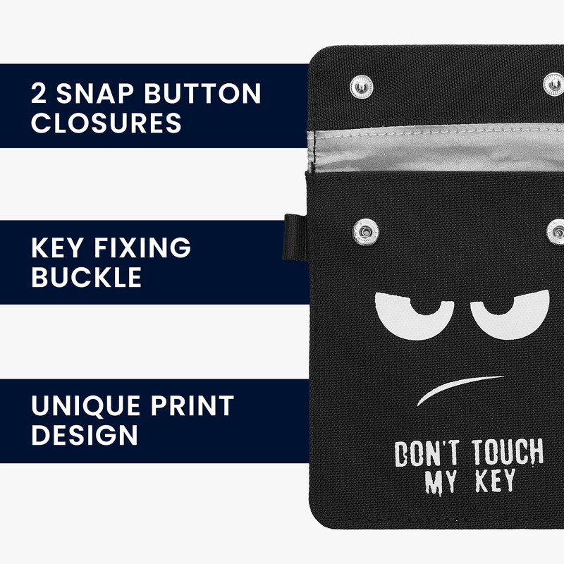kwmobile Car Keychain Case for Car Keys - RFID Signal