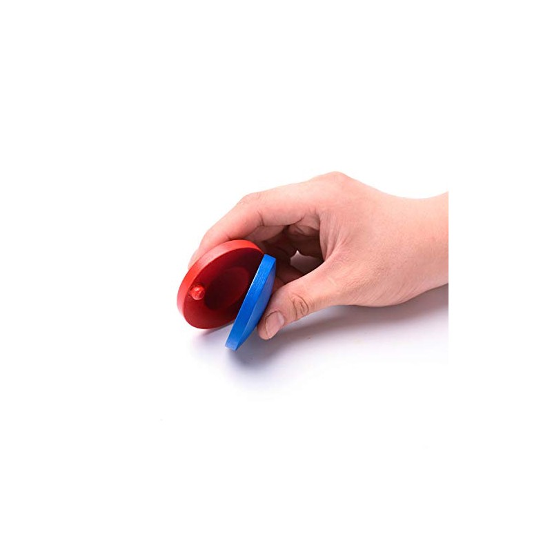 origin Wooden Hand-friendly Educational Castanets for Kindergarten Elementary School Kids
