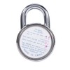 Combination Padlock, Digital Password Circular Alternative Padlock Circular Dial Number