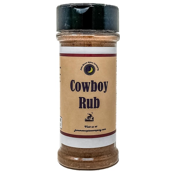 Premium | Condimento para filete de Cowboy Rub | Hecho en pequeños lotes con granjas frescas para sabor y cáscara de primera calidad