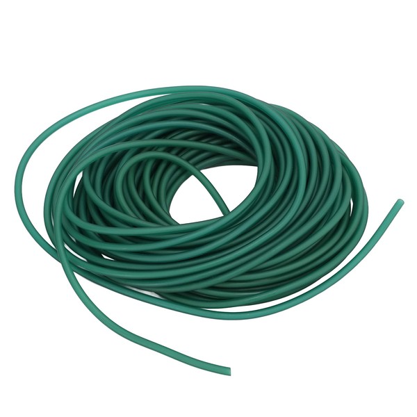 Elastic Rubber Bands, DIY, Practical, High Elasticity, Rubber Tube, Round Tube, Replacement, 32.8 ft (10 m), Hunting, Natural Latex Material (Ice Green)
