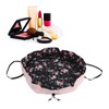 Drawstring Makeup Bags Cosmetic Bags Large Capacity Inner Zipper Pockets