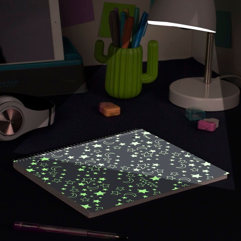 Five Star Spiral Notebook + Study App, 1 Subject, Wide