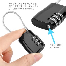 2pcs 3 Digit Dial Lock Wire Padlock Key International Travel Luggage Suitcase Zipper Bag Handbag School Locker Warehouse Gate PIN Anti-Theft Security Bicycle Proof Luggage Suitcase Backpack