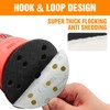 KONGMING Sandpaper 150 mm Velcro Pack of 60 15 Hole
