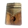 Yonkaku, 17-tone black tana, solid black wood thumb piano, mini