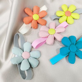 champracer 1 Pair of Children's Room Curtain Clips, Tiebacks Curtain Rope, Curtain Tiebacks Holders, Buckles, Flower Curtain Tape, Curtain Tiebacks, Curtain Decoration, Pack of 2 (Dark Blue)