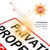 Private Property No Trespassing Sign - Aluminum Rust Free -