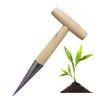 Dibbler Seedling Tool - Manual T-Handle Seedling Hole Digging Dibbler