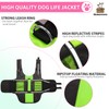 Queenmore Dog Life Jacket Lifesaver Preserver High Buoyancy with Emergency