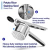 Potato Ricer,Ricer For Mashed Potatoes,15.2oz Heavy Duty Potato Ricer Stainless