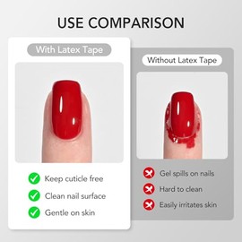 GAOY Látex Líquido Para Uñas, 16 Ml, Protector De Cutículas Despegable Con Palito, Cinta De Látex Protectora De La Piel Para Esmalte De Uñas, Decoraci