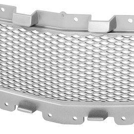 DNA MOTORING OE Style Wire Grille Grill, GM1200606, Compatible with 08-12 Chevy Malibu Hybrid, Silver Gray, OEM-GR-GM1200606