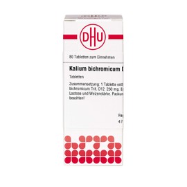 DHU Potassium Bichromicum D12 Tablets, Pack of 80 Tablets